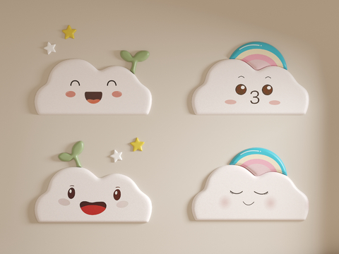 Cloud Wall Decoration Cartoon Hanging Decoration