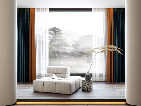 Modern dream curtain curtain