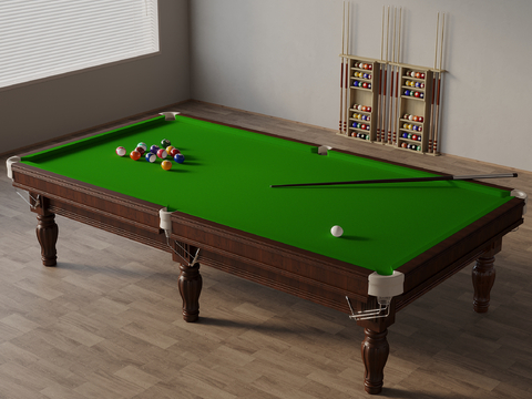 Billiard table billiard club billiard storage rack