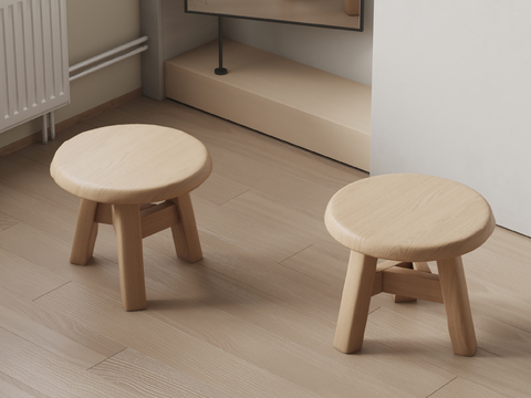 Diemme stool round stool low stool