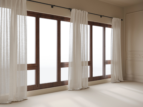 Modern Curtain Window Screen