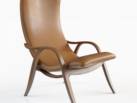 Nordic Chair Leather Chair Lounge Chair