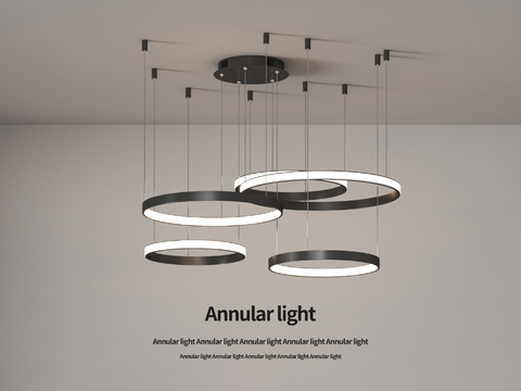 Modern ring chandelier