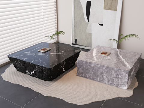 Rock Board Coffee Table Marble Coffee Table