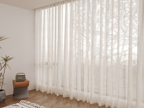 Modern gauze curtain curtain draw curtain