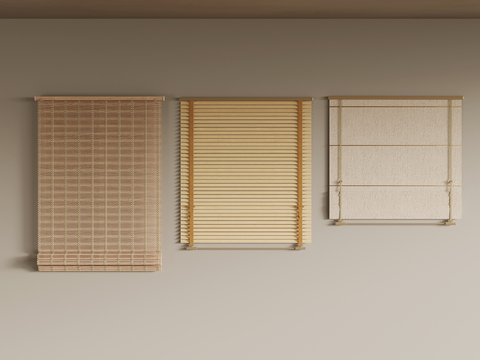 New Chinese-style roller blinds venetian blinds bamboo blinds wood blinds