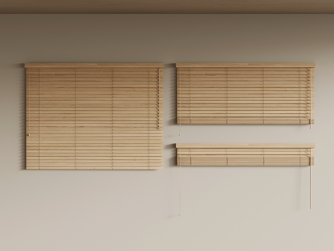 New Chinese-style roller blinds Bamboo blinds Curtain