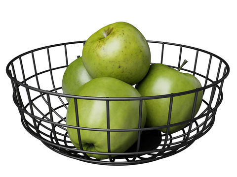 Modern Green Apple Fruit Basket