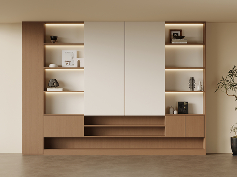 Middle Style Bookcase Bookshelf