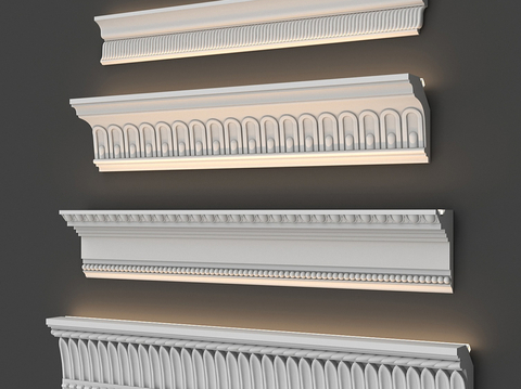 French plaster strip line