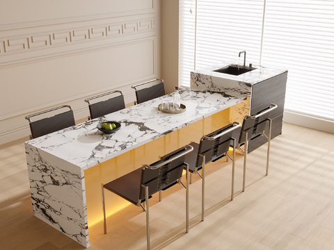 Modern Dining Table Chair Island Table