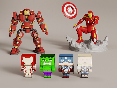 Avengers toy Art Toy robot