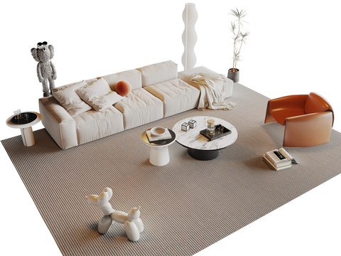 Cream Style sofa combination