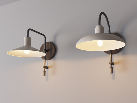 Middle style wall lamp