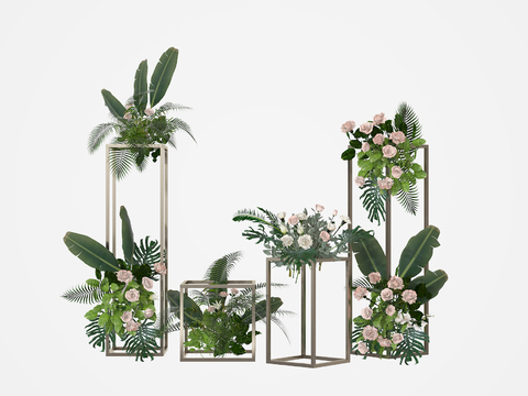 Modern Plant Shelf Plant Device Flower Shelf Flower