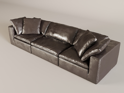 Italian sofa Couch leather sofa