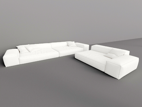 Minimalist Multiplayer Sofa