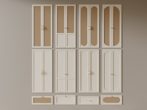 Cream Style cabinet door panel