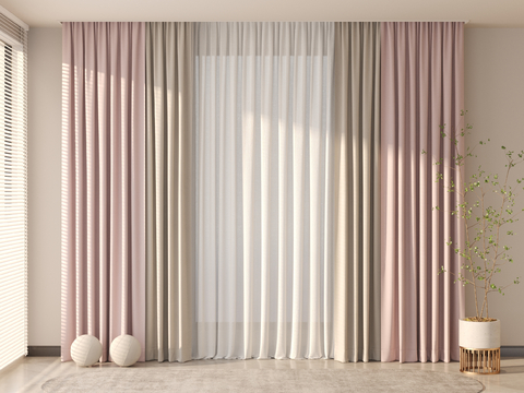 modern curtain gauze curtain