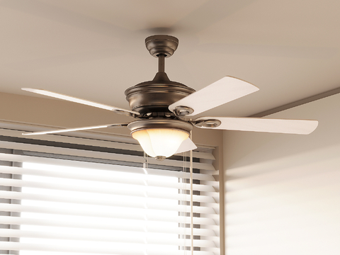 Cream fan lamp ceiling fan lamp fan lamp