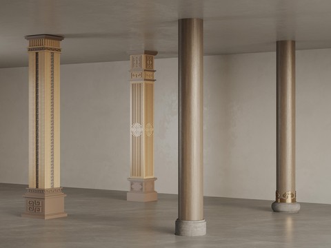 Neo-Chinese Style column column square column