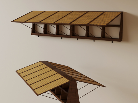 Modern solid wood eaves