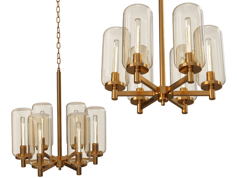 Stilfort modern multi-head chandelier