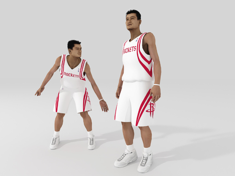 NBA star Yao Ming basketball figure player