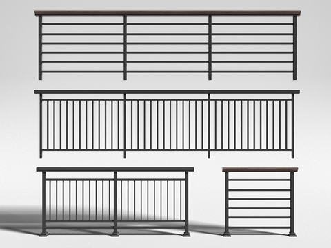 Modern Railing Guardrail Fence Fence