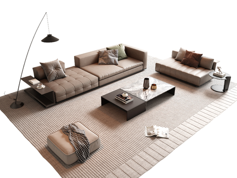 Italian Sofa Combination Minotti