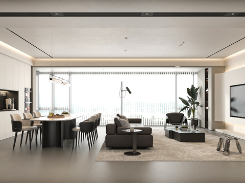 Modern Living&Dining Room