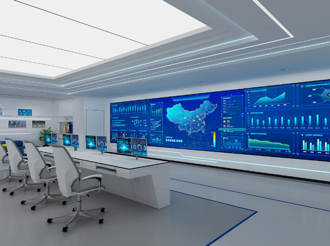 Control Room Big Data Center Dispatcher