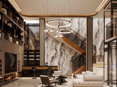 Affordable Luxury Style Villa Lobby