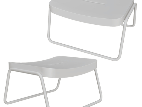 Serralunga modern casual stool