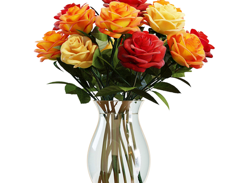 Vase Floral Flower-arranging Roses