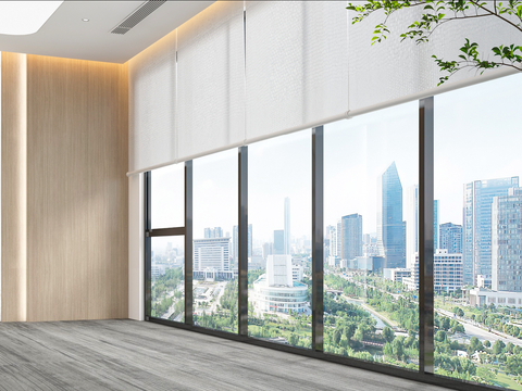 Office Curtain Wall Window Pull Curtain Roller Curtain