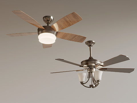 Middle-style fan chandelier