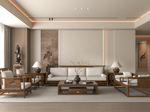 New Chinese Living Room