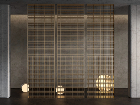 Metal grid partition metal mesh