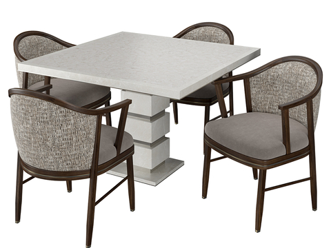 Frato bergamo modern dining table and chairs