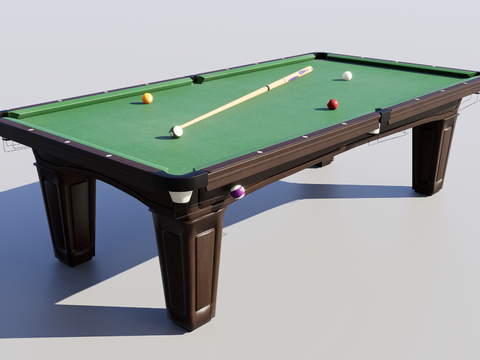 Modern billiard table