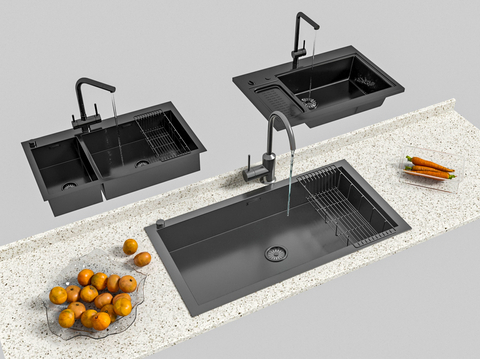 Sink dish basin single slot double slot