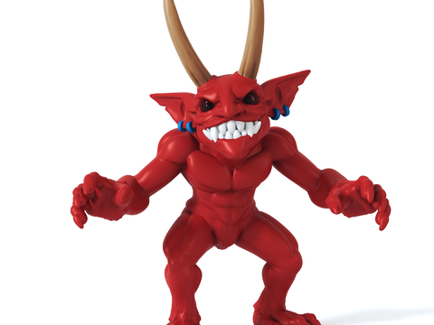 Modern Demon Art Toy Sculpture Satan Devil Statue