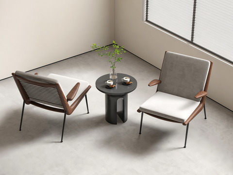 Qui leisure table and chair negotiation table and chair