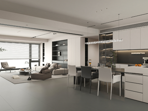 Modern Living&Dining Room