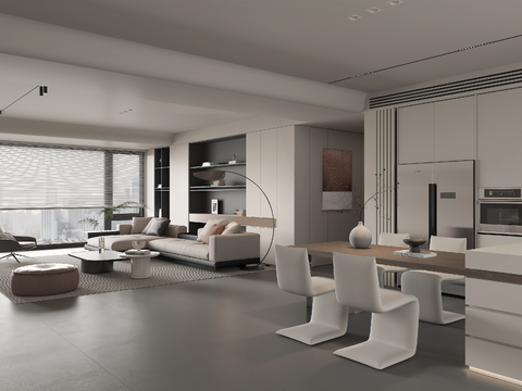 Modern Living&Dining Room