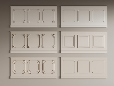 French Dado Panel Wall