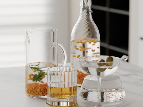 Modern Table Ornaments Desktop Ornaments Kitchen Ornaments Glass Cup