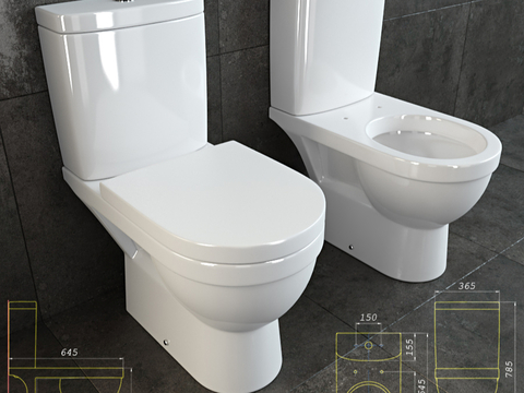 Modern Toilet Toilet Toilet Smart Toilet