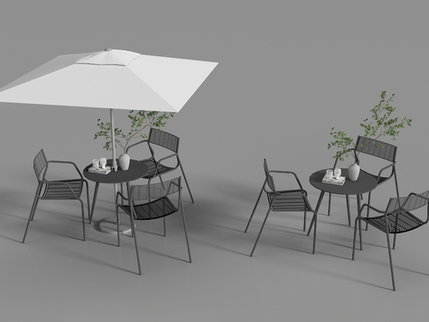 Modern Outside Swing Table and Chair Sunshade Outdoor Table and Chair